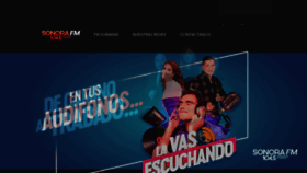 What Radiosonora.com.sv website looked like in 2020 (3 years ago)