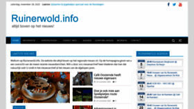 What Ruinerwold.info website looked like in 2020 (3 years ago)