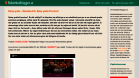 What Rabattkodbloggen.se website looked like in 2020 (3 years ago)
