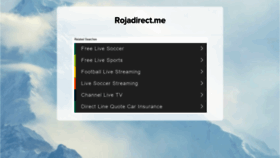 What Rojadirect.me website looked like in 2020 (3 years ago)