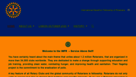 What Rotarianrun.org website looked like in 2020 (3 years ago)