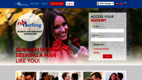 What Rusdarling.com website looked like in 2020 (3 years ago)