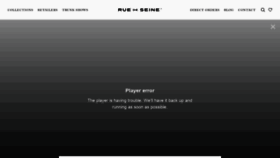 What Ruedeseine.com website looked like in 2020 (3 years ago)