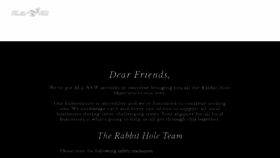 What Rabbitholeott.ca website looked like in 2020 (3 years ago)