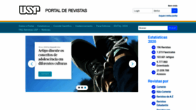 What Revistas.usp.br website looked like in 2020 (3 years ago)