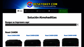 What Resetokey.com website looked like in 2020 (4 years ago)
