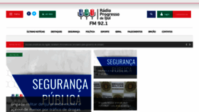 What Radioprogresso.com.br website looked like in 2020 (3 years ago)