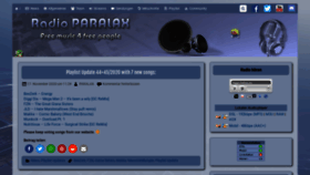 What Radio-paralax.de website looked like in 2020 (3 years ago)