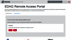 What Remote.edag.com website looked like in 2020 (5 years ago)
