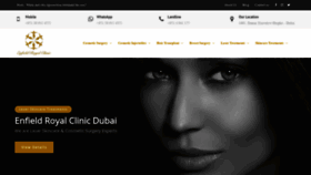 What Royalclinicdubai.com website looked like in 2020 (3 years ago)