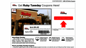 What Rubytuesday.couponrocker.com website looked like in 2020 (3 years ago)