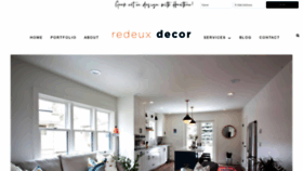 What Redeuxdecor.com website looked like in 2020 (3 years ago)
