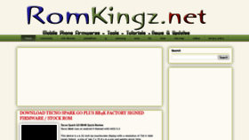 What Romkingz.net website looked like in 2020 (3 years ago)