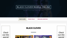 What Read-blackclovermanga.com website looked like in 2020 (3 years ago)