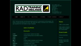 What Radmidlands.co.uk website looked like in 2020 (3 years ago)