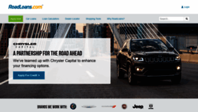What Roadloans.com website looked like in 2020 (3 years ago)