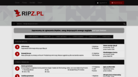 What Ripz.pl website looked like in 2020 (3 years ago)