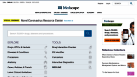 What Reference.medscape.com website looked like in 2020 (3 years ago)