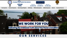 What Reliablehomeinspectionservice.com website looked like in 2020 (3 years ago)