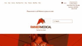 What Rainiermd.com website looked like in 2020 (4 years ago)
