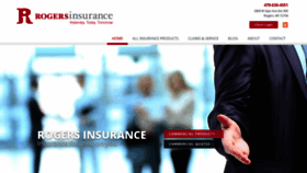 What Rogers-insurance.com website looked like in 2020 (3 years ago)