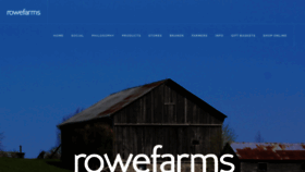 What Rowefarms.ca website looked like in 2020 (5 years ago)