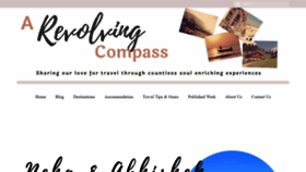 What Revolvingcompass.com website looked like in 2020 (3 years ago)