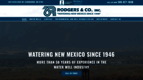What Rodgersandco.com website looked like in 2020 (3 years ago)