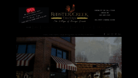 What Roostercreektavern.com website looked like in 2020 (3 years ago)