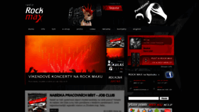 What Rockmax.cz website looked like in 2020 (3 years ago)