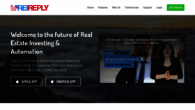 What Reireply.com website looked like in 2020 (3 years ago)
