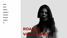 What Roannevanvoorst.com website looked like in 2020 (3 years ago)