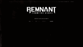 What Remnantgame.com website looked like in 2020 (3 years ago)