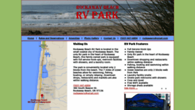 What Rockawaybeachpark.com website looked like in 2020 (3 years ago)