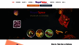 What Royalspicevictoria.ca website looked like in 2020 (3 years ago)