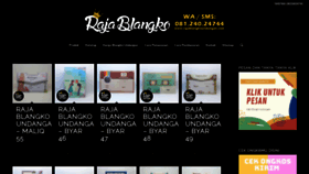 What Rajablangkoundangan.com website looked like in 2020 (3 years ago)