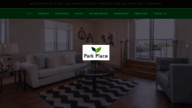 What Rentparkplaceapartments.com website looked like in 2020 (3 years ago)