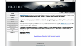 What Ruggedclothing.com website looked like in 2020 (3 years ago)