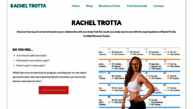What Racheltrotta.com website looked like in 2020 (3 years ago)