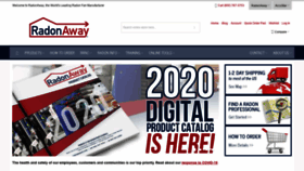 What Radonaway.com website looked like in 2020 (3 years ago)