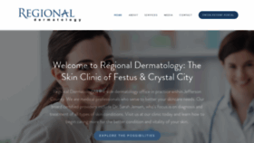 What Regionaldermatology.com website looked like in 2020 (3 years ago)