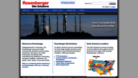 What Rosenbergeronline.us website looked like in 2020 (3 years ago)