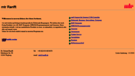 What Ranfft.de website looked like in 2020 (3 years ago)