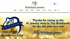 What Robichausjewelry.com website looked like in 2020 (3 years ago)