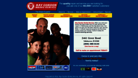 What Raygordonbrakeservice.com website looked like in 2020 (3 years ago)