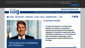 What Reisevor9.de website looked like in 2020 (3 years ago)