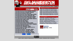 What Rojadirecta.org website looked like in 2020 (3 years ago)