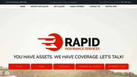 What Rapidinsuranceservices.com website looked like in 2020 (3 years ago)