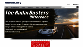 What Radarbusters.com website looked like in 2020 (3 years ago)