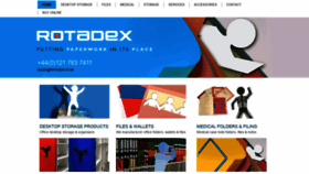What Rotadex.co.uk website looked like in 2020 (3 years ago)
